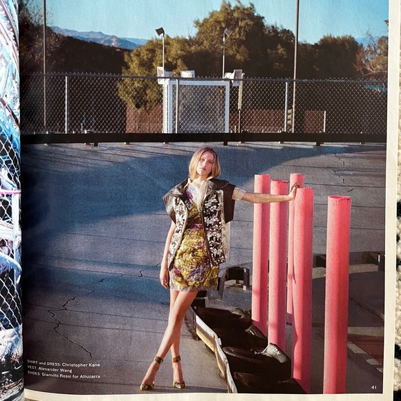 Vintage Lily Collins Cover - LA Times Magazine - The Fashion Issue March 2012 - Picture 8 of 13